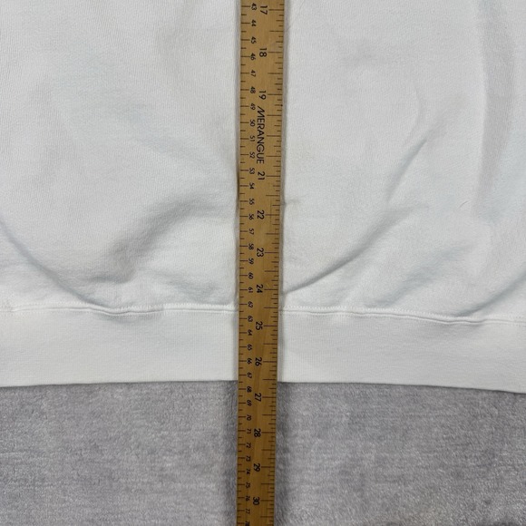 Canada Basketball Sweatshirt Mens 2XL White Vtg Y2K Nike Spell Out Crewneck Gym - Picture 7 of 9